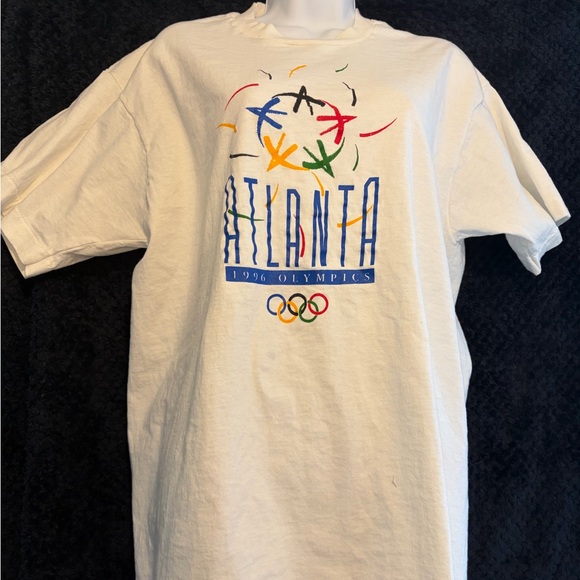 Fruit of the Loom Other - Vintage Atlanta 1996 Olympics White T-Shirt